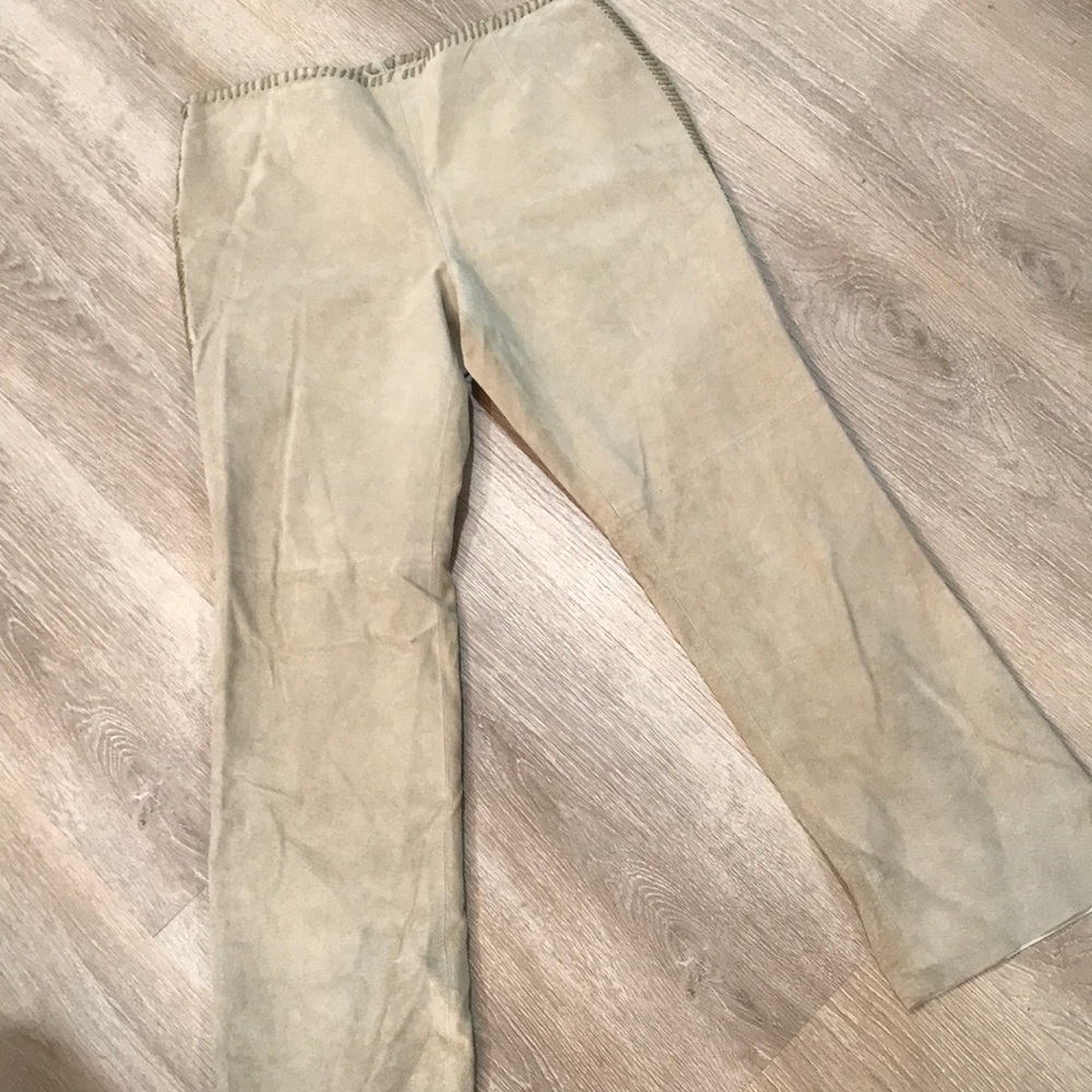Hugo Buscati suede leather pants vintage